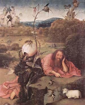 Hieronymous Bosch - St. John the Baptist in Meditation