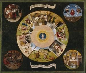 Hieronymous Bosch - Tabletop of the Seven Deadly Sins and the Four Last Things (1)