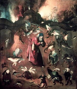 Hieronymous Bosch - Temptation of St. Anthony (4)