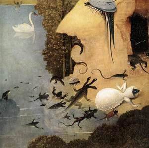 Hieronymous Bosch - Triptych of Garden of Earthly Delights (detail)