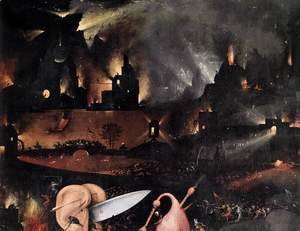 Hieronymous Bosch - Triptych of Garden of Earthly Delights (detail) 5