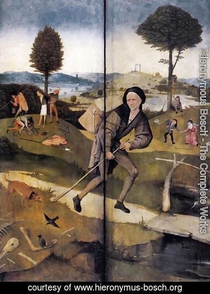 Hieronymous Bosch - Triptych of Haywain (outer wings)