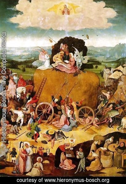 Hieronymous Bosch - Triptych of Haywain (central panel) 2