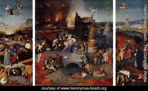 Triptych of Temptation of St Anthony 2