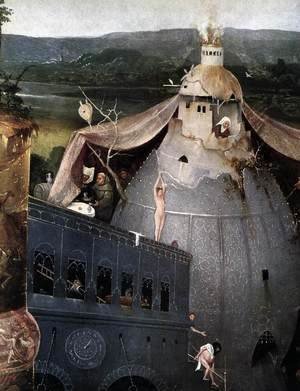 Hieronymous Bosch - Triptych of Temptation of St Anthony (detail) 6