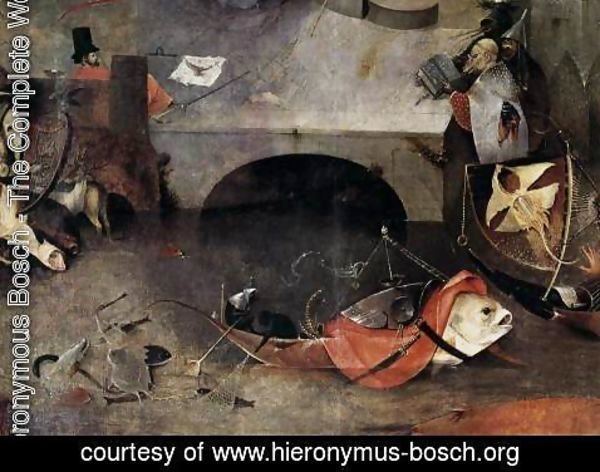 Hieronymous Bosch - Triptych of Temptation of St Anthony (detail) 8