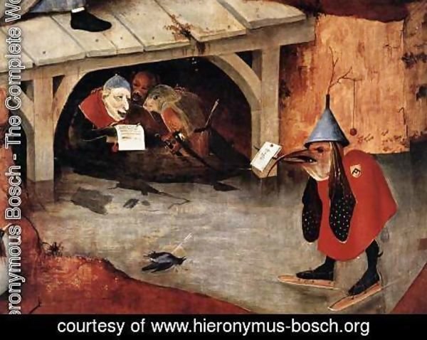 Hieronymous Bosch - Triptych of Temptation of St Anthony (detail) 9
