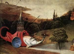 Hieronymous Bosch - Triptych of Temptation of St Anthony (detail) 10