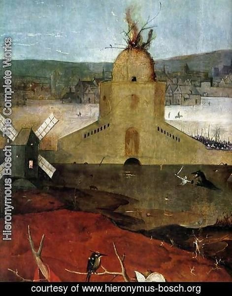 Hieronymous Bosch - Triptych of Temptation of St Anthony (detail) 12