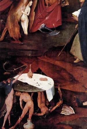 Hieronymous Bosch - Triptych of Temptation of St Anthony (detail) 14