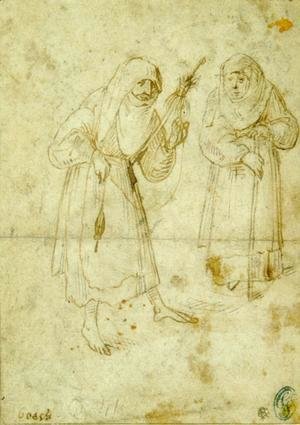 Hieronymous Bosch - Two witches 2
