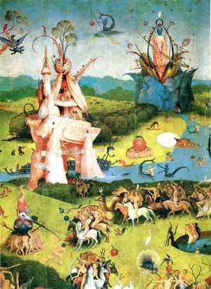 Hieronymous Bosch - The Garden of Earthly Delights (detail) 2