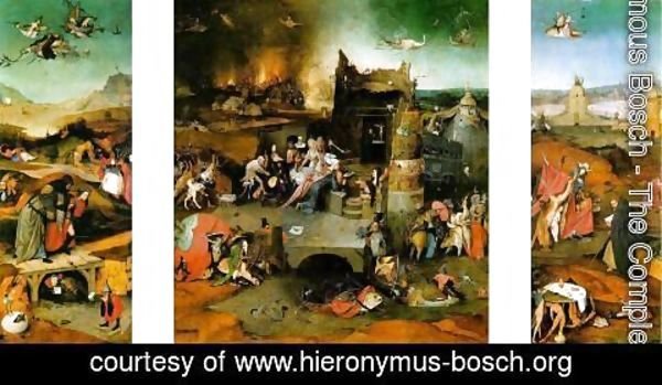 Hieronymous Bosch - Triptych The Temptation of St. Anthony