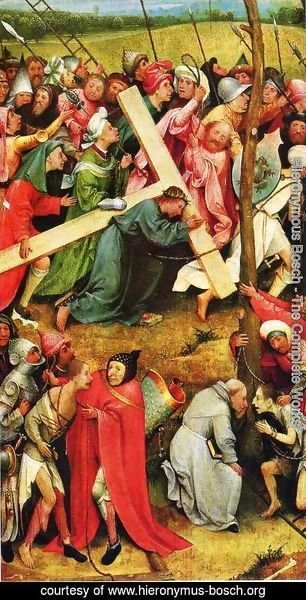 Hieronymous Bosch - Christ Carrying the Cross 1480s