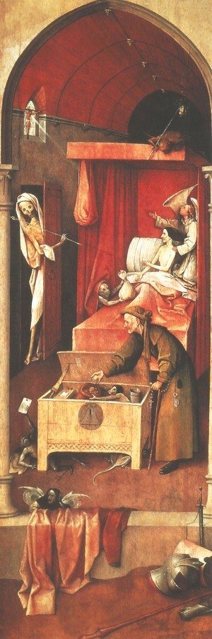 Hieronymous Bosch - Death and the Miser c. 1490