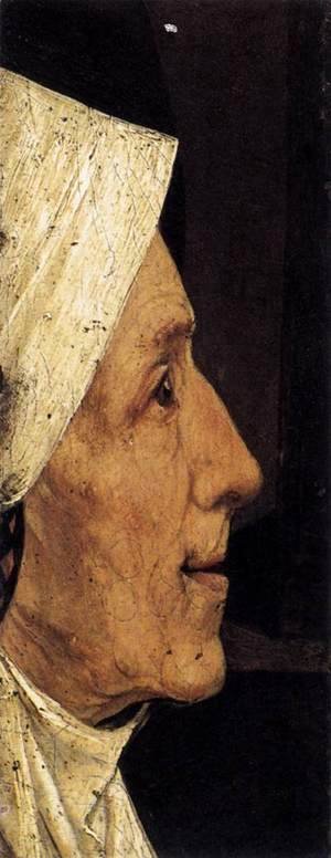 Hieronymous Bosch - Head of a Woman (fragment)
