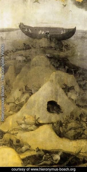 Hieronymous Bosch - Noah's Ark on Mount Ararat (obverse) 1500-04