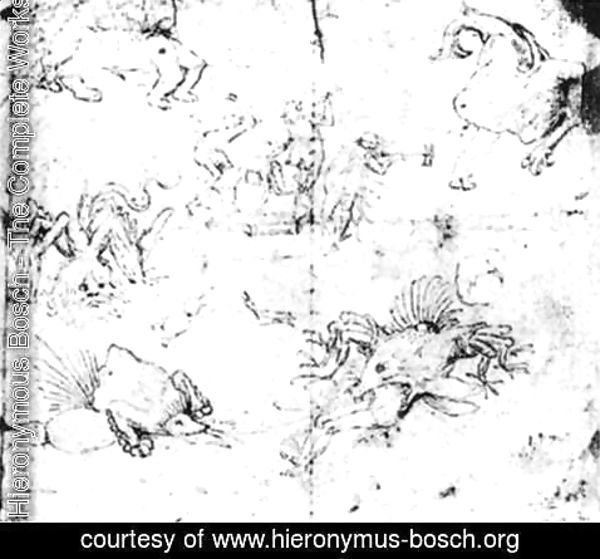 Hieronymous Bosch - Scenes in Hell