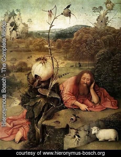 Hieronymous Bosch - St John the Baptist in the Wilderness