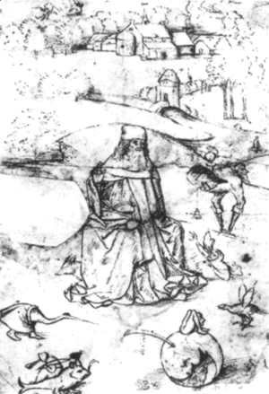 Hieronymous Bosch - Temptation of St Anthony