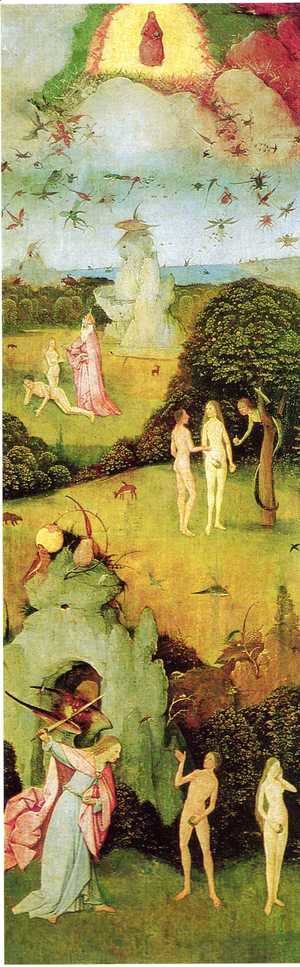 Hieronymous Bosch - Triptych of Haywain (left wing-1) 1500-02