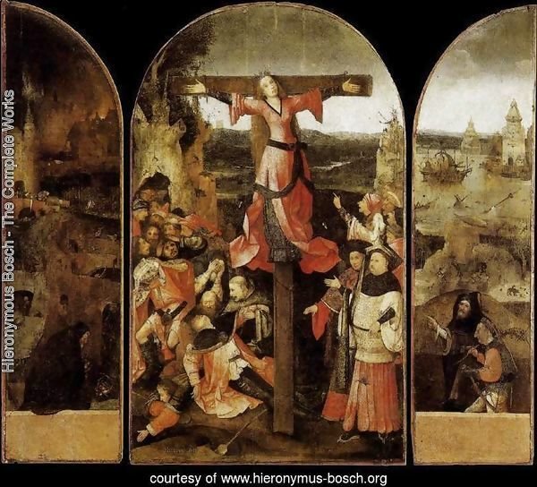Triptych of the Crucifixion of St Julia