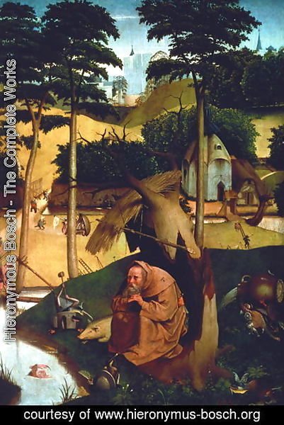 Hieronymous Bosch - Temptation of St. Anthony 1490