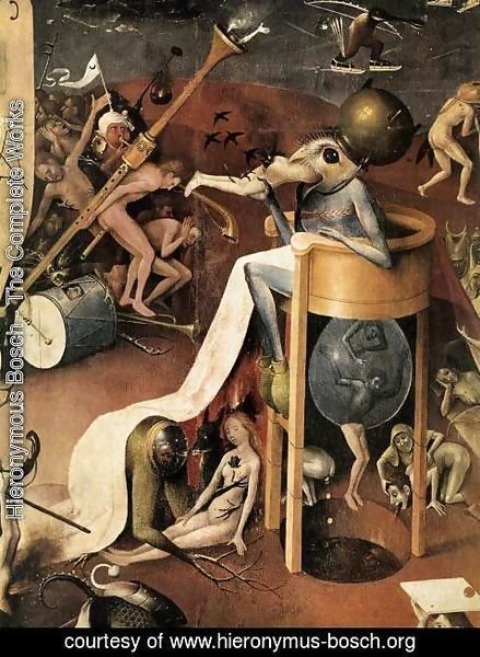 Hieronymous Bosch - Triptych of Garden of Earthly Delights (detail) 10
