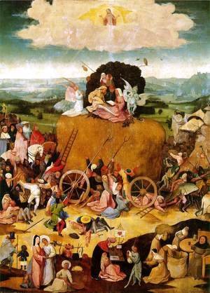 Hieronymous Bosch - Triptych of Haywain (central panel) 2