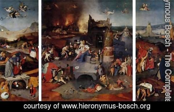 Hieronymous Bosch - Triptych of Temptation of St Anthony 2