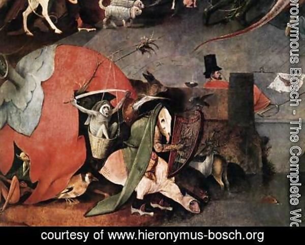 Hieronymous Bosch - Triptych of Temptation of St Anthony (detail) 7