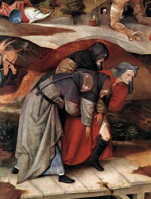 Hieronymous Bosch - Triptych of Temptation of St Anthony (detail) 11