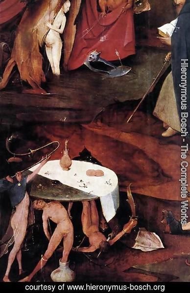 Hieronymous Bosch - Triptych of Temptation of St Anthony (detail) 14
