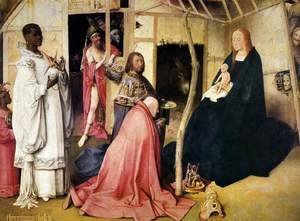 Hieronymous Bosch - Adoration of the Magi (detail)