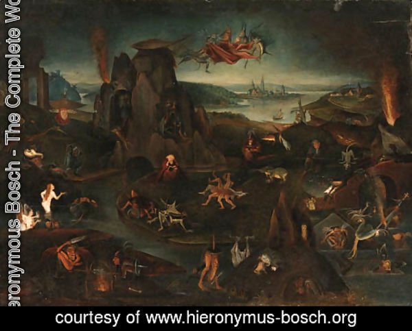 Hieronymous Bosch - The Temptation of Saint Anthony