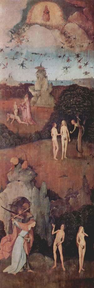 Hieronymous Bosch - La expulsion del Paradiso