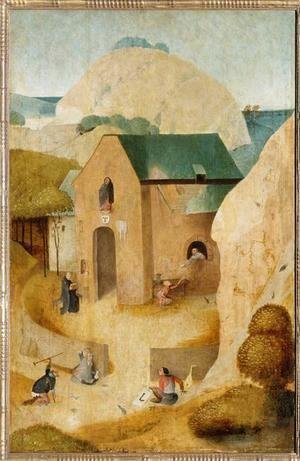 Hieronymous Bosch - St. James and the Magician Hermogenes