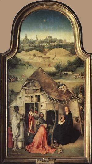 Hieronymous Bosch - Adoration of the Magi (central panel) c. 1510