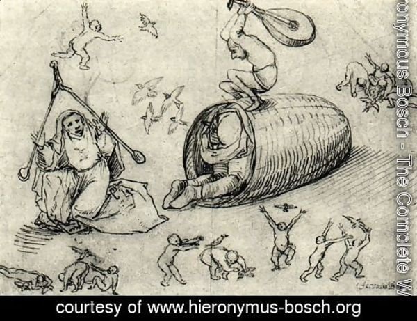 Hieronymous Bosch - Beehive and Witches