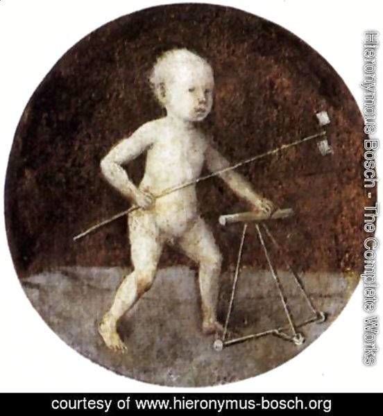 Hieronymous Bosch - Christ Child with a Walking Frame 1480s