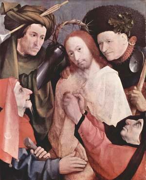 Hieronymous Bosch - Christ Mocked (Crowning with Thorns) 1495-1500