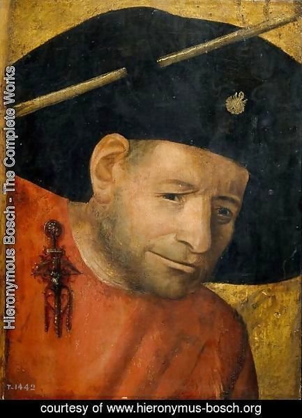 Hieronymous Bosch - Head of a Halberdier (fragment)