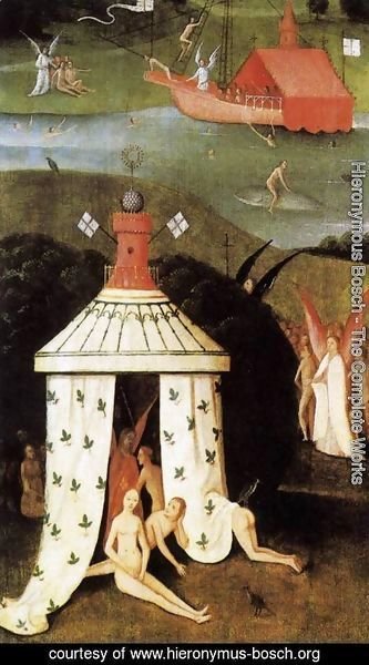 Hieronymous Bosch - Last Judgment (fragment of Paradise)