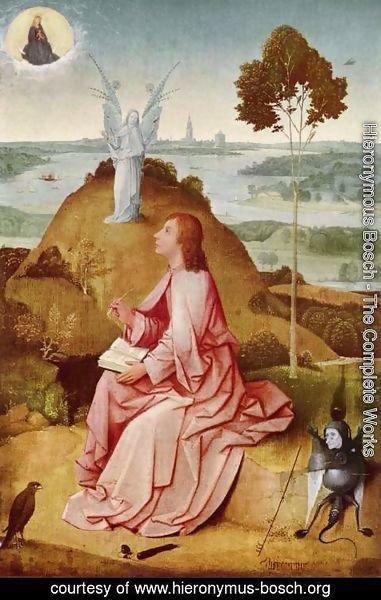 Hieronymous Bosch - St John the Evangelist on Patmos 1504-05