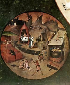 Hieronymous Bosch - The Seven Deadly Sins (detail 1) c. 1480