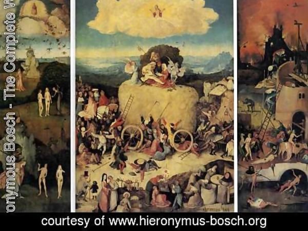 Hieronymous Bosch - Triptych of Haywain (1) 1500-02