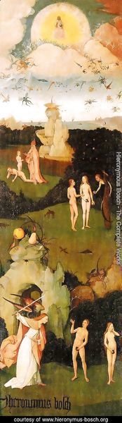 Hieronymous Bosch - Triptych of Haywain (left wing-2) 1500-02