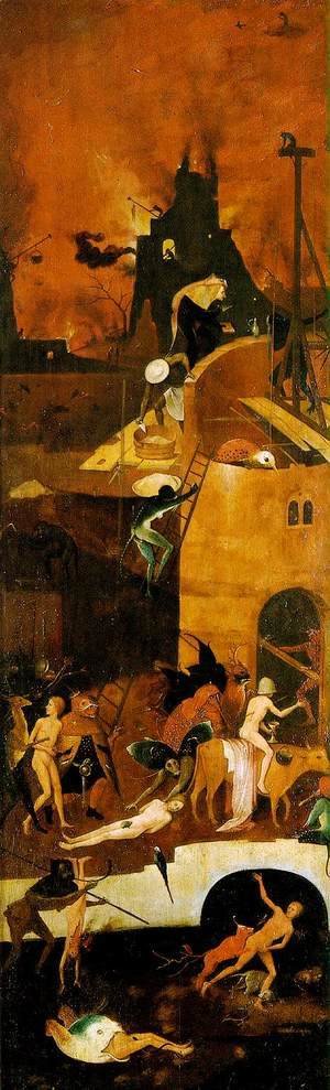 Hieronymous Bosch - Triptych of Haywain (right wing-2) 1500-02