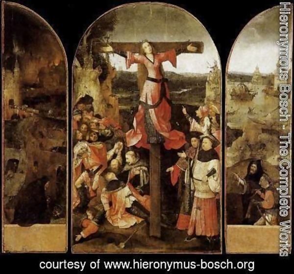 Hieronymous Bosch - Triptych of the Crucifixion of St Julia